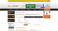 Desktop Screenshot of es.tiptopjob.com