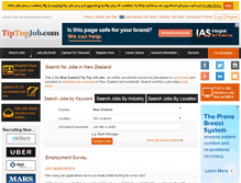 Tablet Screenshot of nz.tiptopjob.com