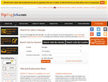 Tablet Screenshot of ge.tiptopjob.com