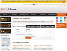 Tablet Screenshot of de.tiptopjob.com