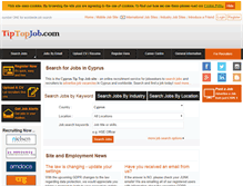 Tablet Screenshot of cy.tiptopjob.com