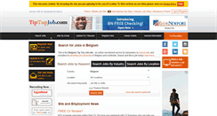 Desktop Screenshot of be.tiptopjob.com