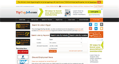 Desktop Screenshot of eg.tiptopjob.com