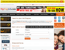 Tablet Screenshot of ph.tiptopjob.com