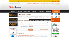Desktop Screenshot of hu.tiptopjob.com