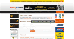 Desktop Screenshot of ie.tiptopjob.com