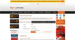 Desktop Screenshot of in.tiptopjob.com