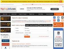 Tablet Screenshot of id.tiptopjob.com