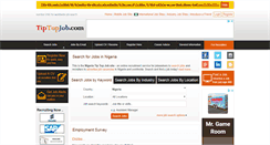 Desktop Screenshot of ng.tiptopjob.com