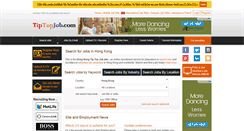 Desktop Screenshot of hk.tiptopjob.com