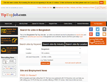 Tablet Screenshot of bd.tiptopjob.com